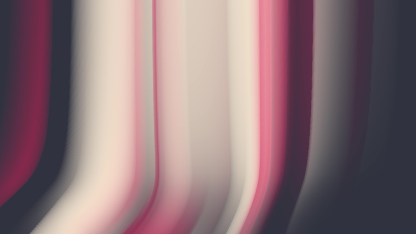 Psychedelic animated background. Motion design template. Colorful background with trendy flowers. Moving random wavy texture. 3d redering