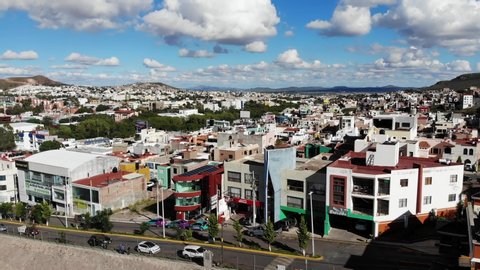 Zacatecas, Mexico 11/16/19 Aerial shot of the city of Zacatecas