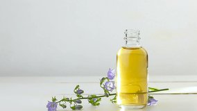 essential oil in a beautiful bottle