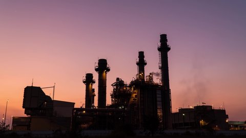 TimeLapse manufacturing oil refinery terminal is industrial facility for storage of oil and petrochemical. oil manufacturing products. power electric plant. footage Time lapse b roll video 4k.