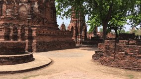 Ayutthaya/Thailand                  Aerial video from Ayutthaya , capital of the Kingdom of Siam      taken by drone camera