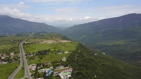 Cundinamarca/Colombia       Aerial video from Cundinamarca  ,  in the center of Colombia         taken by drone camera
