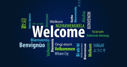 Welcome different languages Stock Video Footage - 4K and HD Video Clips ...