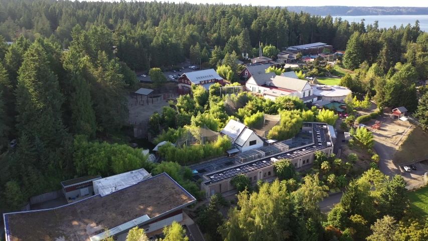 Ruston place, new development and waterfront park in Tacoma, Washington near Point Defiance