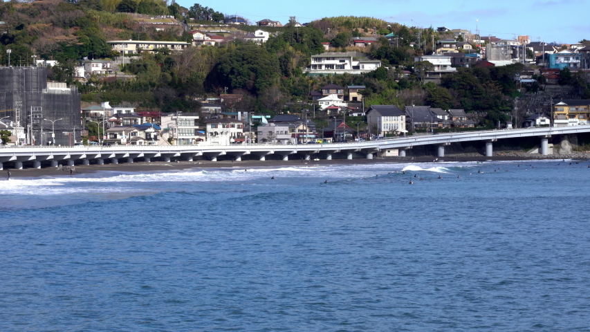 Coast line of Yugawara, Kanagawa Japan