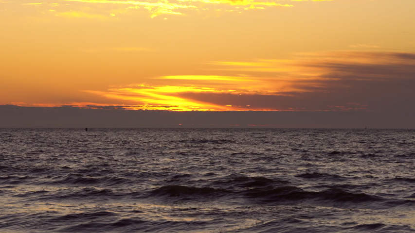 Sunrise on Lake Michigan from Sturgeon Bay, Door County Wisconsin