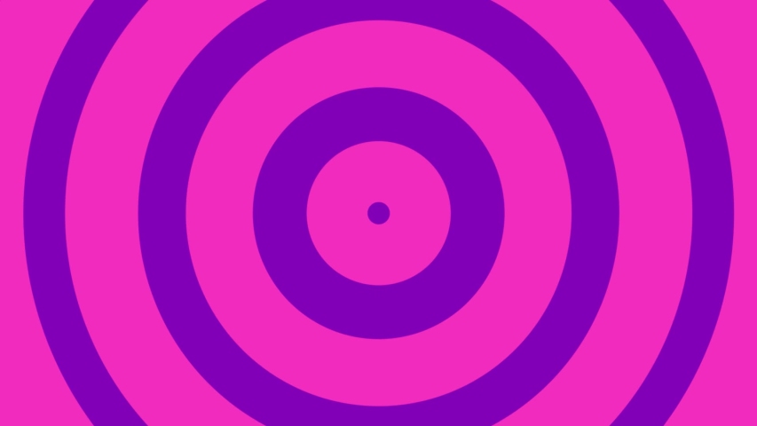 Loop visual of moving pink and purple circles transition background