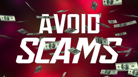 Avoid Scams Dont Be Tricked Fooled Lose Money 3d Animation
