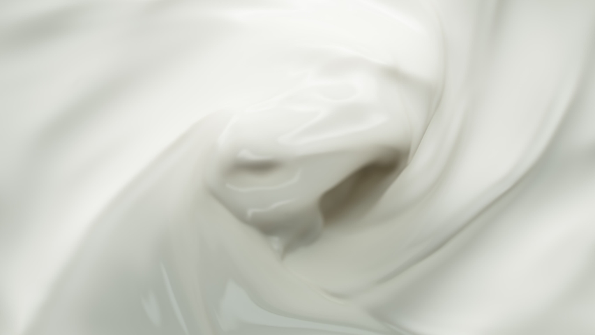 Super Slow Motion Shot of Fresh Milk Vortex at 1000 fps. | Shutterstock HD Video #1044361207