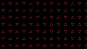 Dynamic Animated Background, Rotating red triangle with stroke