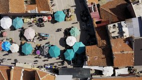 Village and Bazaar Aerial View 2 - Powered by Shutterstock - Get 15% off with code: PIKWIZARD15