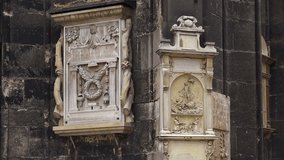 St. Stephen Cathedral. Architectural fragment, bas-relief. Stephansdom. Vienna, Austria. - Powered by Shutterstock - Get 15% off with code: PIKWIZARD15
