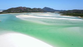 Swirling sands Whitehaven Beach Whitsundays Islands Queensland Australia 3