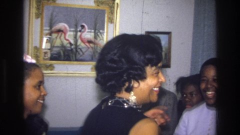 HARLEM NEW YORK USA-1976: African American Women Drink And Dance