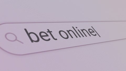 Bet Online Search Bar 
Close Up Single Line Typing Text Box Layout Web Database Browser Engine Concept