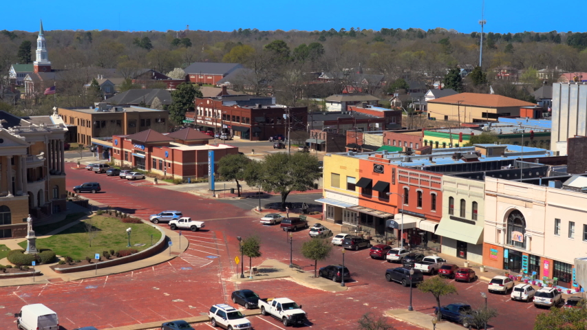 Marshall Texas Courthouse and townsquare, Harrison County Courthouse, Marshall, Texas