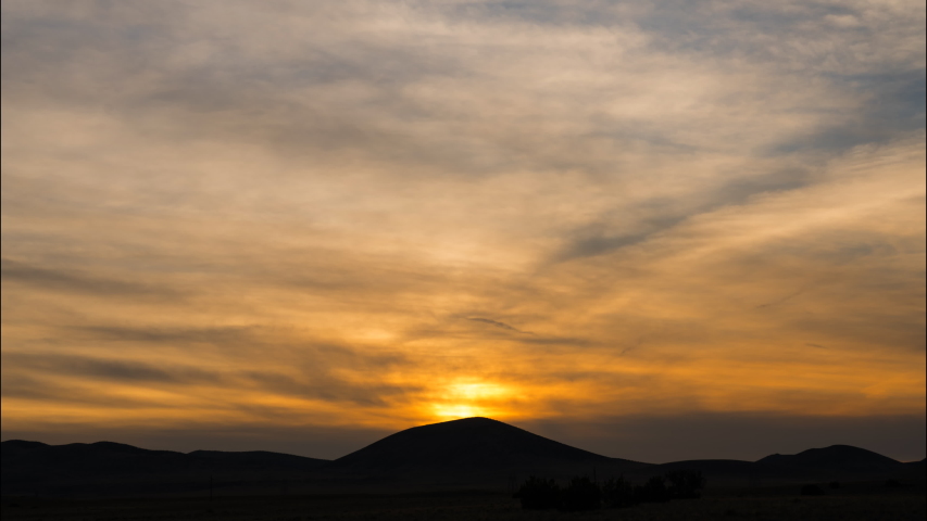 timelapse of Sunset outside of Flagstaff, Arizona