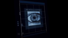Unlocked Device of Spy Technology, Human Eye retina Identified, Screen Interface, Close Up - Powered by Shutterstock - Get 15% off with code: PIKWIZARD15