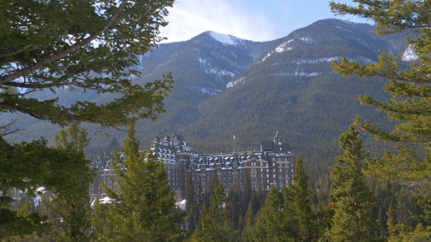 Fairmont Banff Springs Hotel Banff Stock Footage Video 100 Royalty Free Shutterstock