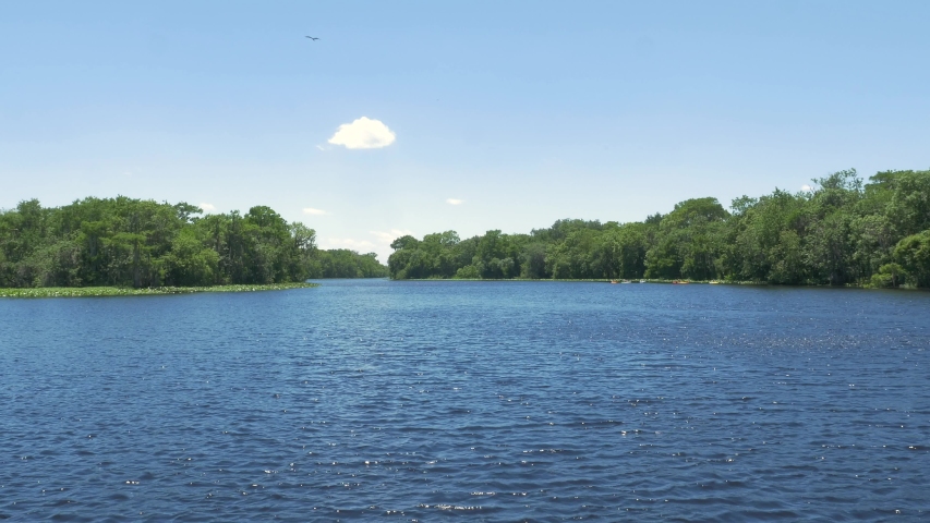 Wide shot od St. Sebastian river