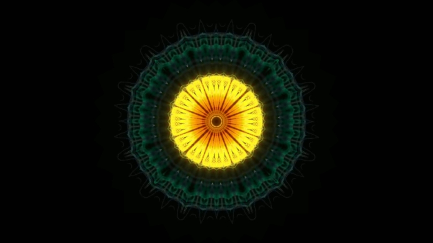 Abstarct Kaleidoscope  smoke of  white hypnosis graphics.