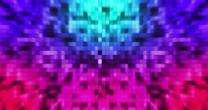 Square disco ball shiny texture colorful clip animation 