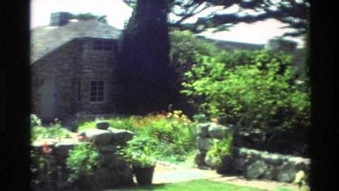 CARMEL CALIFORNIA USA-1982: Beautiful Garden Of An Old House