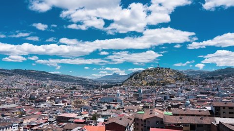 Quito Ecuador Timelapse 4k Daytime