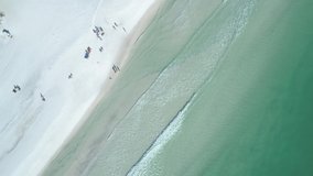 Very Cool Downward Spiraling Video over Santa Rosa Beach, Florida 