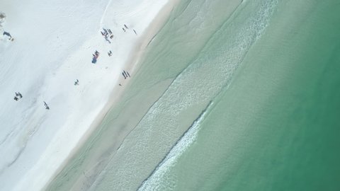 Very Cool Downward Spiraling Video over Santa Rosa Beach, Florida 
