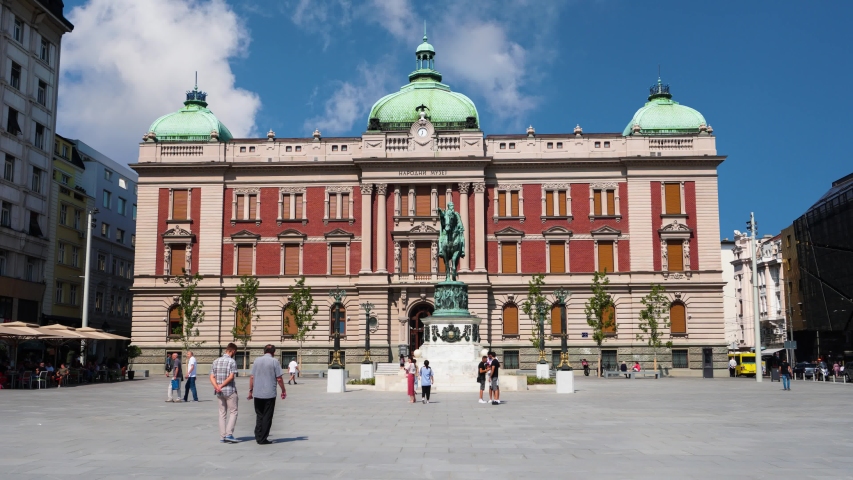 Belgrade Republic Square - Timelapse