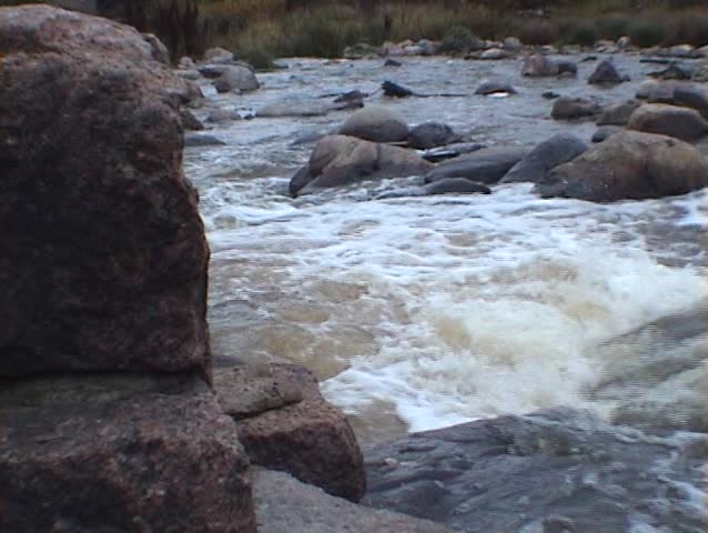 Waterfall in river (one)