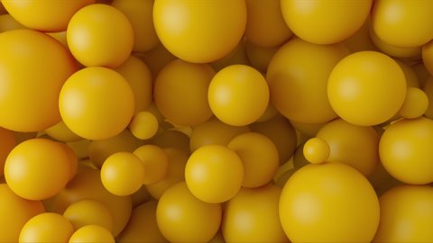 Dynamic Spheres Background, 3d Animation 4k