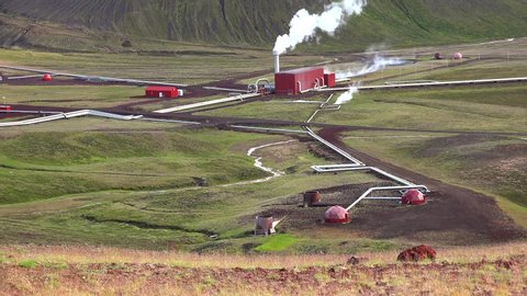 The Hverir Geothermal Area near Myvatn, Iceland