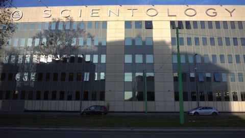 ITALY - Milan January 21,2020   - church of Scientology in road Fulvio Testi 