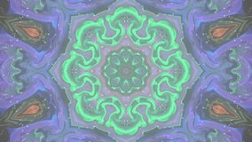 2d abstract lines ethnic mandala kaleidoscope effect.Video clip film graphic fractal illusion art beautiful motion pattern.For yoga dj party club show screen loopable pop spin zoom in out water drop