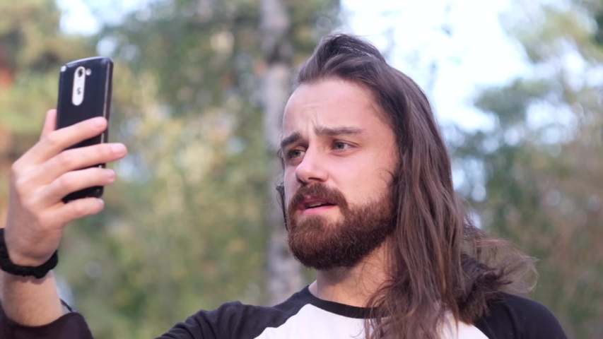 Selfie guy with beard This Beard