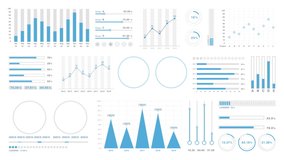 Statistics graphs, charts and diagrams data, Business financial intro motion background - Powered by Shutterstock - Get 15% off with code: PIKWIZARD15