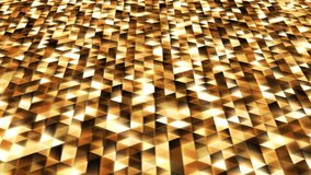 Sparkling Black and Gold Abstract Triangle Shape Pattern Glowing - 4K Seamless Loop Motion Background Animation - Powered by Shutterstock - Get 15% off with code: PIKWIZARD15