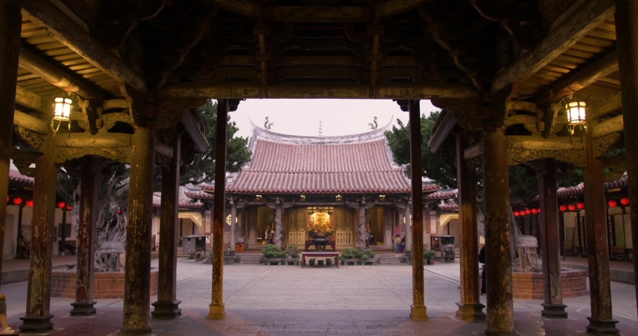 An old and traditional chinese temple in Lukang, Taiwan, ROC.