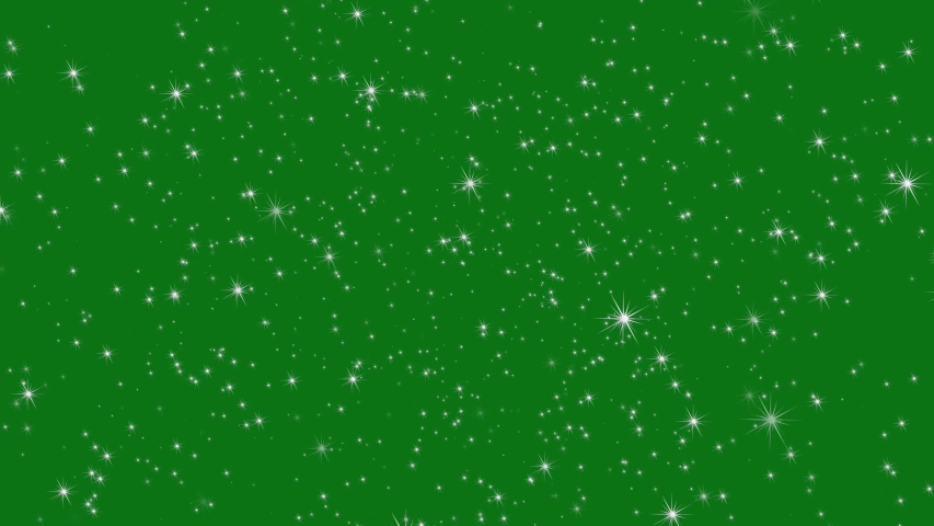 Stars shine effect background on green screen animation. Twinkle festive or holiday decoration. Chroma key Christmas 4k animation. Royalty-Free Stock Footage #1045165930