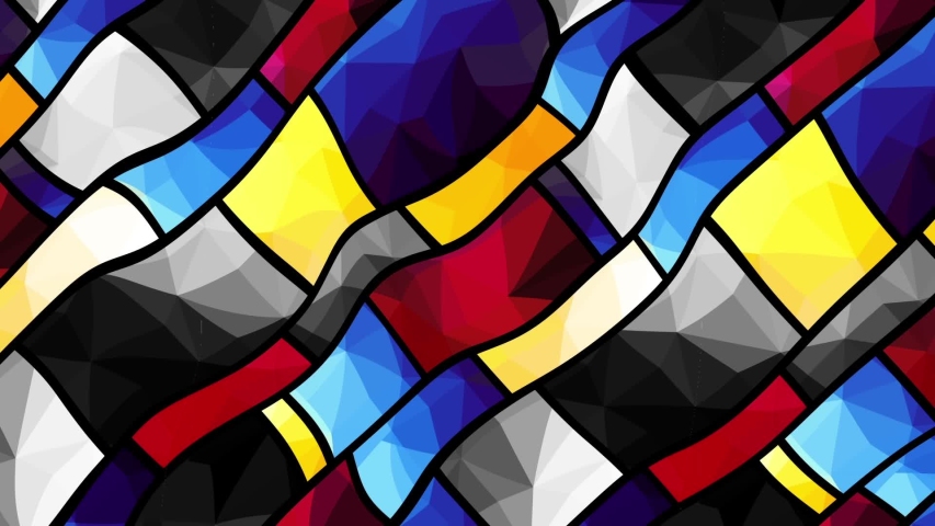 Wavy moving stirring background. Seamless looping footage.