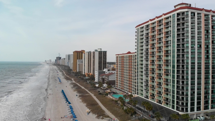 Buildings and skyline of Myrtle Beach, South Carolina image - Free ...