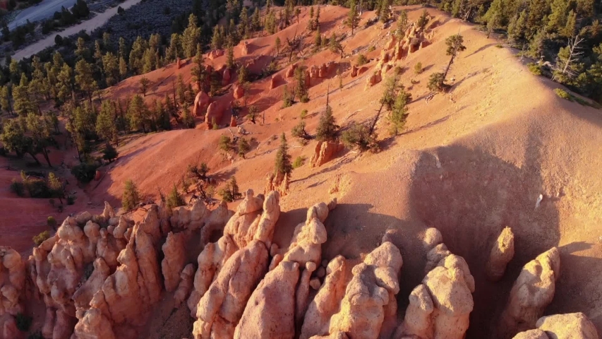 Aerial view of Bryce Canyon National Park, Utah, USA