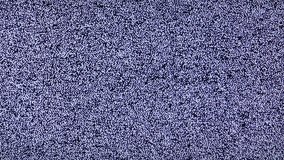 The TV can not receive the signal. There are many white noise.