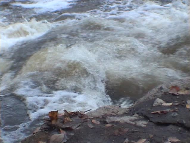 Waterfall in river (two)