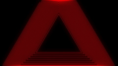 Red Triangle Rotation Background Loop Stock Footage Video (100% Royalty ...