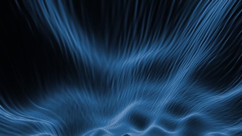 Video Background 2496: Abstract fluid forms pulse, ripple and flow (Loop).