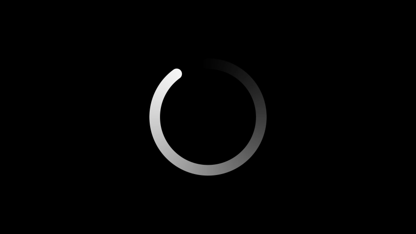 Circle Loading icon loop out animation with dark background. | Shutterstock HD Video #1045460692