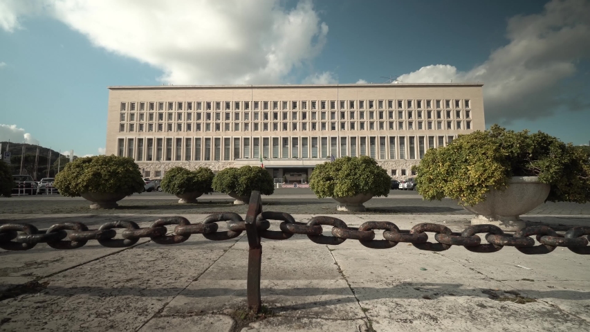 Rome Italy. Palazzo della Farnesina. Ministry of Foreign Affairs and International Cooperation